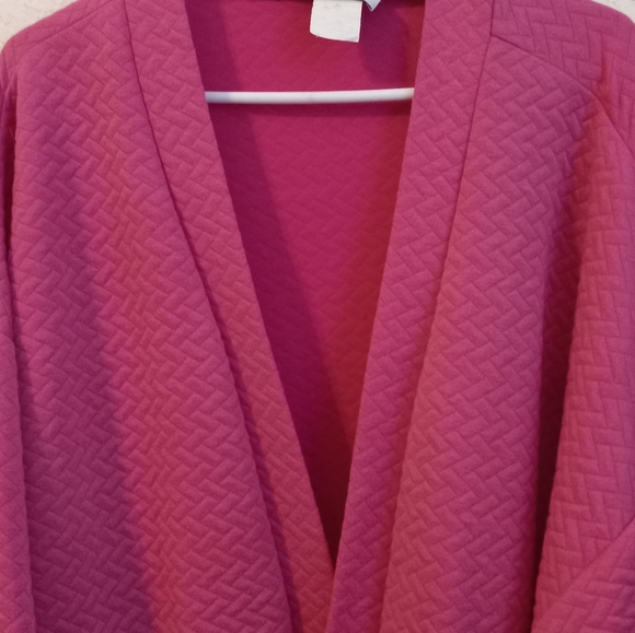 Plus Size Pink Quilted Sweater - Picture 2 of 9